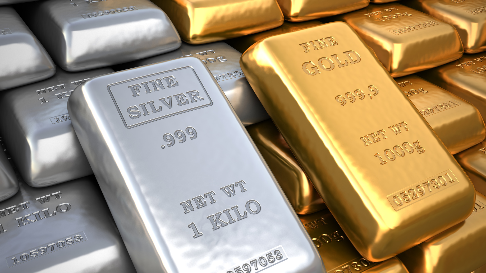 The only reliable gold and silver futures	are shares in mining companies